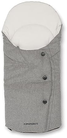 Foppapedretti Trendy Miny Universal-Sitzsack für Babyschale und Babyschale, Melange Grey