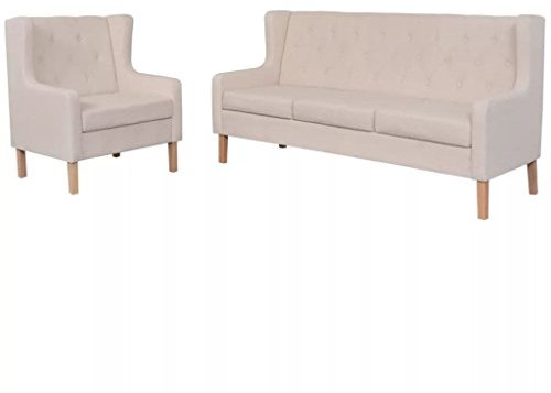 ZEYUAN Ausziehbares 3-Sitzer-Schlafsofa mit Dach, Lounge Sofa Outdoor, Garten Loungemöbel, Gartensofa, Gartenlounge, Balkon Set Möbel, Poly Rattan Braun
