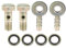 A ABSOPRO M6x1 Voiture Banjo Tuyau Barbillon Boulon Raccord Adaptateur avec Rondelle (Ensemble de 2)