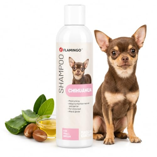 Hundeshampoo - Für Chihuahua - Natürlicher Glanz - Feuchtigkeitsspendend - Erhält die natürliche Fettschicht 300 ml