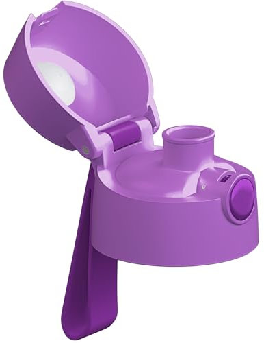 Jarlson® Ersatzdeckel für Charli und Mali Trinkflasche, verwendbar für 350ml und 500ml Flasche, Ersatzteile, Ersatz (Mali Deckel (Chug Trinkausguss), Lila)