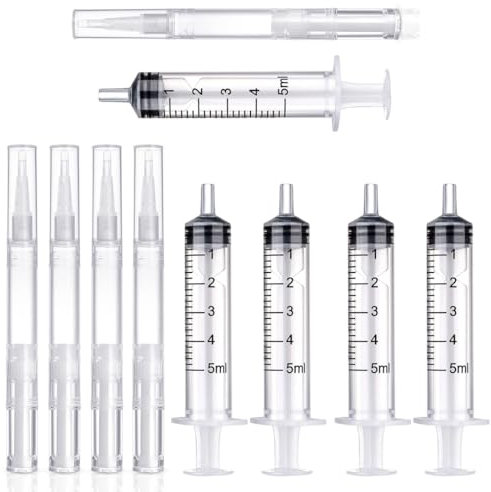 ZYBHMJE 10 Pcs Paint Touch Up Pen Wall Repair Kit for Walls Needle Tubes Fillable Touch Up Paint Brush Pen Touch Up Paint Brushes for Wooden Floor Furniture Cabinets Desk Window