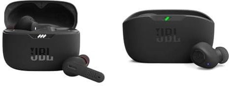 JBL Tune 230NC TWS In-Ear Headphones - True Wireless Bluetooth headphones & Wave Buds, In-Ear Wireless Earbuds with IP54 and IPX2 Waterproofing, Powerful Bass and 32 hours Battery Life, in Black