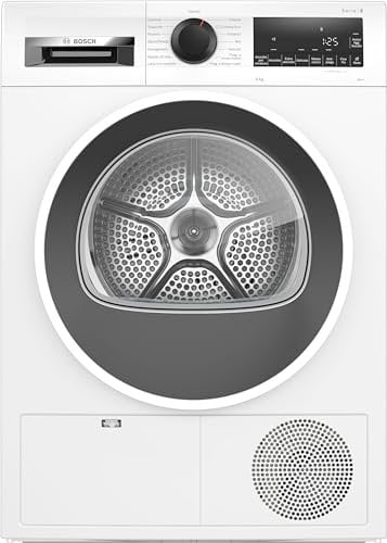 Bosch WQG24108IT Serie 6, Asciugatrice a pompa di calore, capacità 9 kg, EasyClean: i filtri per la lanugine, Cestello Lana, Mezzo carico, Programma Rapido
