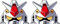 Pure Print Cut Anime Gundam Peeker Sticker 9 cm – 2 Stück Auto & Laptop Aufkleber | Roboter Design (2)