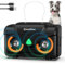Anti Bell Gerät Hunde, 3 Modi Antibell Ultraschall Gerät mit 2 Leistungsstarken Sendern, Antibell für Hunde 50FT Effektiv Anti Bell, Mini Hundeabwehr Ultraschall für Kleine Große Hunde Drinnen Draußen