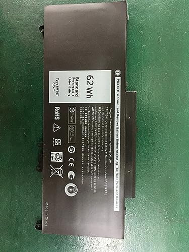 6MT4T Batterie pour Ordinateur Portable Dell Latitude 14 E5470 5470 15 E5570 5570 Precision 15 3510 M3510 Series 07V69Y 0TXF9M 079VRK 0HK6DV TXF9M 79VRK HK6DV 7V69Y