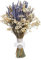 Flor de aliento de bebé de lavanda seca natural de 17.7 pulgadas para ramos de boda, fiesta, centros de mesa, decoración del hogar