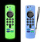 Tunejoy Schutzhülle für Fernbedienung rutschfeste Silikonhülle Kompatibel mit TV Stick 3rd Gen Fassung 2021 Stoßfeste Fernbedienungsabdeckung 2 Pieces
