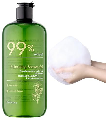 Antifungal Body Wash & Soap, Anti-Mite shower gel, Antibacterial body wash, Back Acne Remove, Tea Tree body wash, Anti Fungal Shower Gel, 450ML