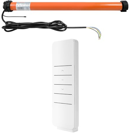 3T-MOTORS Funk-Markisenmotor 3T45-50RBX, für Gelenkmarkisen bis 8 m Ausladung, 100 kg Zugkraft, 50 Nm Drehmoment – inkl. Funk-Handsender, Adaptersatz 78 mm und Montagezubehör