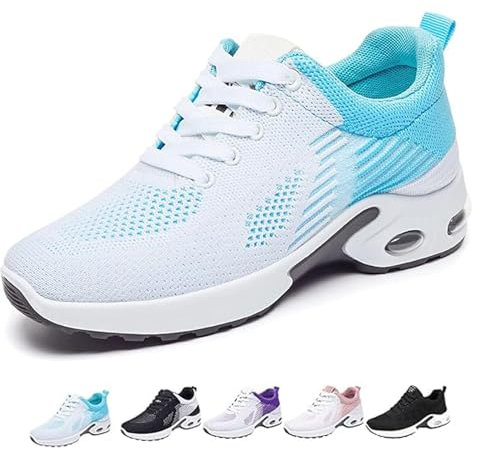 Mfhmom Orthopädische Sneaker Damen Diabetiker Schuhe Vermascht - Sommer Leicht Walkingschuhe Turnschuhe Atmungsaktive Lässige Komfort Laufschuhe Breite Fuß Trainer Bequeme Outdoor Sportschuhe