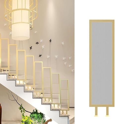 Main courante d'escalier en verre trempé et métal, élégante balustrade d'intérieur pour villa et balcon, installation facile et indépendante