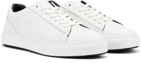 Ben Sherman Ace Cupsole Leather Men's White Trainers - UK 8