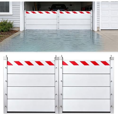 Hochwasserschutz füR TüRen L 95 x H 80cm Hochwasserschutz, Aluminium-Hochwasserschutz-Barriere, Mobile Hochwasserschutz Barriere, Hochwasserschutz Bei TüRen Keller