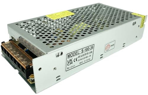 Lianshi 36V 5A 180W Universal Schaltnetzteil geregelter Transformator Kurzschluss und Überstromschutz DC/AC100-260V