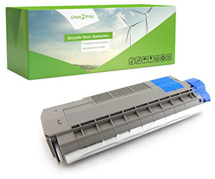 Green2Print Toner Cyan 6000 Seiten ersetzt Oki 44315319 passend für Oki ES6410