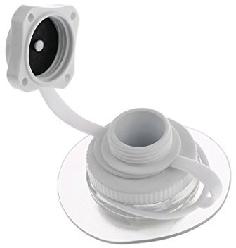 SGerste Durable Plastic Screw Type Air Valve Replacement For Inflatable Boat Kayak Raft Airbed White