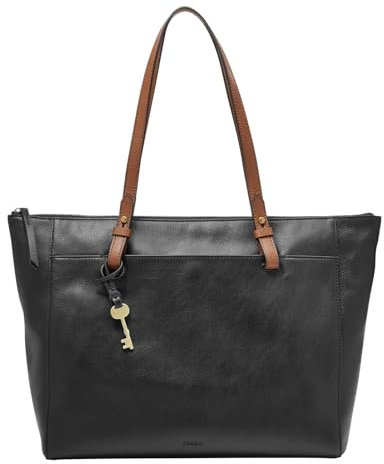 Fossil Tasche für Frauen Rachel, Eco Leder/Polyurethan Trim Tote schwarz 35,6 cm L x 10,2 cm B x 33 cm H ZB7507001