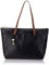 Fossil Tasche für Frauen Rachel, Eco Leder/Polyurethan Trim Tote schwarz 35,6 cm L x 10,2 cm B x 33 cm H ZB7507001