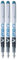 3X Peacock Green/Turquoise V Pen Fountain Pen Disposable Medium Line Liquid Ink (Pack of 3)