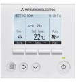 Mitsubishi Electric PAR-33MAA télécommande Climatiseur Appuyez sur les boutons - Télécommandes (Climatiseur, Appuyez sur les boutons, Écran integré, Blanc)