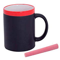 Vasara Taza Pizarra para Pintar con Tiza Color Rojo