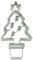 Birkmann, Ausstechform Weihnachtsbaum, 8,5 cm, Edelstahl, hochwertige Qualität, 198968