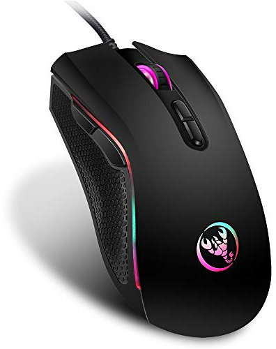 High-End Professional Gaming Mouse Met 7 Heldere Kleuren LED Backlit en Ergonomie Ontwerp Comfortable Touch Uso a largo plazo sin fatiga