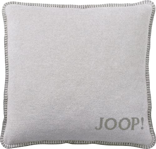 Joop! Kissen Uni Doubleface Silber-Jade Baumwolle/Polyacryl, Maße: 50cm x 50cm, 758927