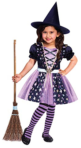 Amscan Mädchen Sternenlicht Hexe Kleid Halloween Kostüm