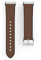 Hama Fitbit Uhrenarmband 22mm (verstellbares Ersatzarmband für Smartwatch Fitbit Versa 3 und Sense, Fitbit Armband zum Tauschen, Wechselarmband Leder u. Silikon, Edelstahl Schnalle, Herren) braun