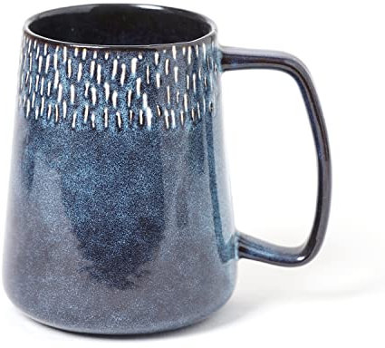 Large Ceramics Coffee Mugs,24 OZ/700 ml Extra Large Cups, for Cappuccino, Latte, Hot Cocoa Or Hot Tea -Gift for Birthday/Christmas/Valentine's (24 oz Blue)