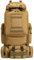 Kabxhueo 100 Liter Wasserdichter 2 in 1 Rucksack für Herren - Großer Wanderrucksack, Reiserucksack & Trekkingrucksack für Camping, Travel & Wandern | Taktischer Survival Backpack, Khaki