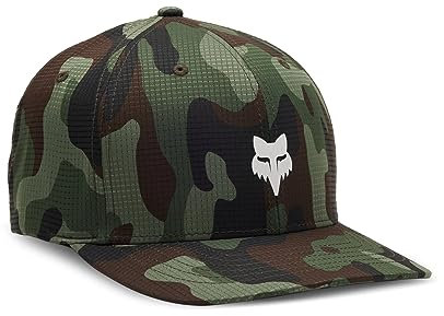 Fox Racing Herren Standard Fox Head Tech Flexfit, Grün Camo, L