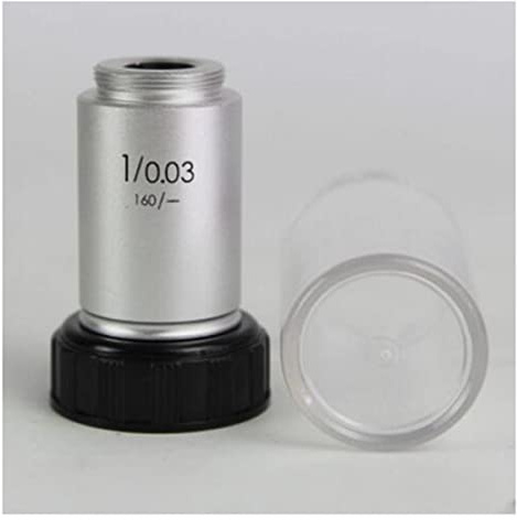 Ausrüstung für Labormikroskope 1x 2X. Unendlichkeit biologisches Mikroskop-achromatische objektive Objektivobjektiv mit Standard RMS Thread 20,2mm. Mikroskop-Zubehör (Color : 1X)