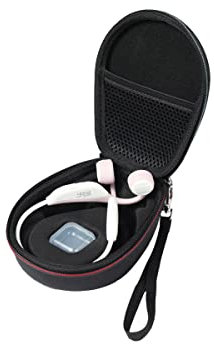 Luyiba Hart Reise Schutz Hülle Etui Tasche für Aftershokz Aeropex/Titanium/OpenMove/Trekz Air/Xtrainerz & für Shokz OpenRun/OpenRun Pro/OpenComm Kabellos Knochenschall Kopfhörer