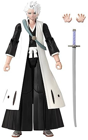 BANDAI – Anime Heroes - Bleach - Anime Heroes Figur 17 cm - Toshiro Hitsugaya - Actionfigur Bleach - Officielle Lizenz - 36973