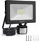 CLY Led Strahler mit Bewegungsmelder Außen, 35W 3000LM Außenstrahler 6500K Kaltweiß LED Fluter Superhell Außenleuchte IP66 Wasserdicht Flutlicht Scheinwerfer Aussen für Garten Garage Hinterhof