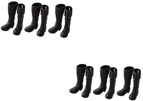 Toyvian 6paare Miniatur Weihnachtsstiefel Dekoration Realistische Schuhe Für Puppenhaus Maßstab Weihnachts-Accessoires Für Miniatur-landschaften Hochwertige Detailarbeit