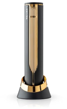 Levare Apribottiglie di vino elettrico di alta qualità e base di ricarica USB, cavatappi elegante, ergonomico e ricaricabile, ideale per casa, cucina, regali, rimozione del sughero senza sforzo