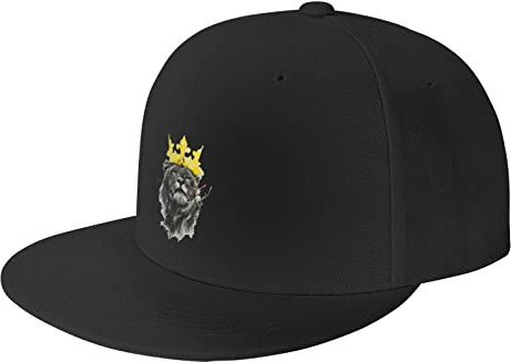 King Lion Trucker Mütze, Flat Bill Caps, Baseballkappe, Papa Mütze für Männer und Frauen