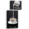 APOXYO 2 carteles de cocina con marco, decoración de pared para cocina, decoración moderna en blanco y negro, lienzo para comedor, decoración de pared.