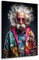 Kunstgestalten24 Leinwandbild Albert Einstein Pop Art Wandbild Kunst Wanddeko