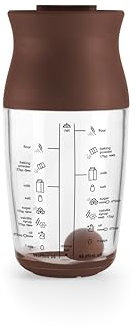 Lékué Coctelera para masas, crepes y pancakes, marrón, 500 ml