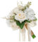 UIYIHIF Mit Blumen, Verlobungssträußen, Brautstrauß, Halbkugel, Künstlicher Blumenstrauß, Braut Mit Blumen, Blumenstrauß, Brautjungfern-Handblumen, Wiederverwendbar, Simulierter