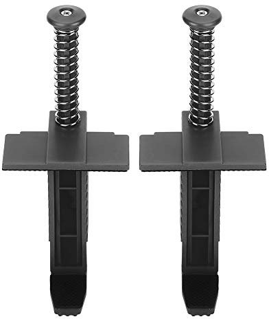 2Pcs Brick Liner Runner,Wire Drawer Bricklaying Tool Brick Liner Clamps Leveling Measuring Tool Engineering Accessory Masonry Tools for Building Construction (Black)