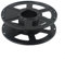 Kabeltrommel, robust, schwarz, für leer, Kabeltrommelhalter für Haken, Campingkabel, Weihnachtsbeleuchtung, Seil, Kabel, Filament