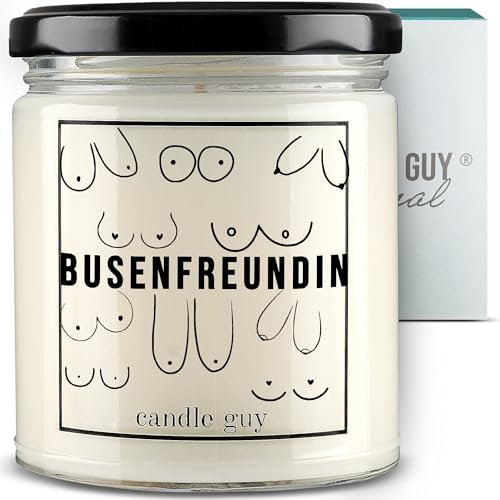 candle guy Duftkerze im Glas [Brennzeit 70h] - Duft-Kerze handgemacht mit Spruch | Freches Geschenk für Frauen, Freundin, Geburtstag | 100% Sojawachs, schöne natürliche Düfte mit ätherischem Öl