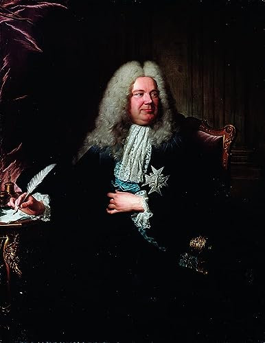 PSVDCTOO Gefeiert Wandbilder Kunst Poster Poster Bilder Porträt von Charles-Gaspard Dodun Marquis D von Hyacinthe Rigaud Vintage Wandbild für Heimdekoration 60x90cm